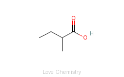 CAS:600-07-7_DL-2-甲基丁酸的分子结构