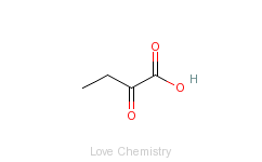 CAS:600-18-0_2-酮丁酸的分子结构