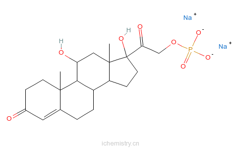CAS:6000-74-4_氢化可的松磷酸钠的分子结构