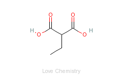 CAS:601-75-2_乙基丙二酸的分子结构