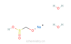CAS:6035-47-8_甲醛次硫酸钠二水合物的分子结构