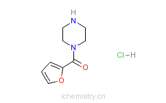 CAS:60548-09-6_1-(2-呋喃甲酰基)哌嗪盐酸盐的分子结构