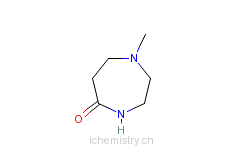 CAS:60565-89-1_N-甲基高哌嗪-5-酮的分子结构