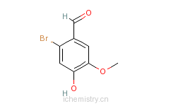 CAS:60632-40-8_6-溴香兰素的分子结构