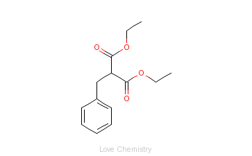 CAS:607-81-8_苄基丙二酸二乙酯的分子结构