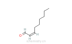 CAS:60784-31-8_(Z)-2-壬烯醛的分子结构