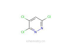 CAS:6082-66-2_3,4,6-三氯哒嗪的分子结构