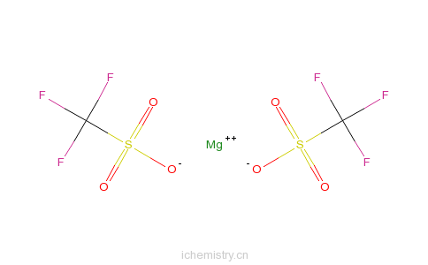 CAS:60871-83-2_三氟甲烷磺酸镁的分子结构