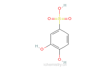 CAS:6099-56-5_邻苯二酚-4-磺酸铵的分子结构