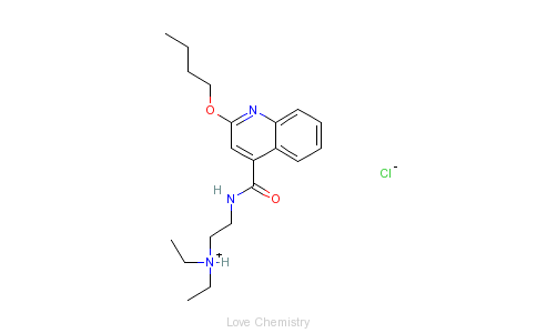 CAS:61-12-1_盐酸地布卡因的分子结构