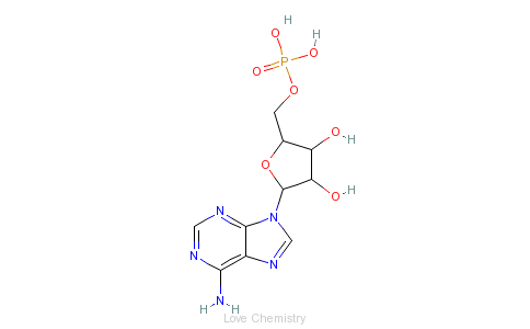 CAS:61-19-8_5'-腺嘌呤核苷酸的分子结构
