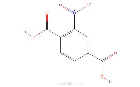 CAS:610-29-7_2-硝基对苯二甲酸的分子结构