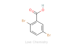 CAS:610-71-9_2,5-二溴苯甲酸的分子结构