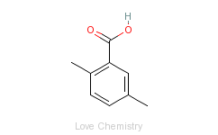 CAS:610-72-0_2,5-二甲基苯甲酸的分子结构