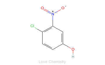 CAS:610-78-6_4-氯-3-硝基苯酚的分子结构