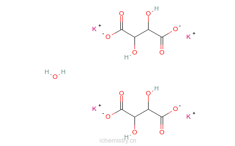 CAS:6100-19-2_酒石酸钾的分子结构