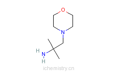 CAS:6105-75-5_2-甲基-1-吗啉基-2-丙胺的分子结构