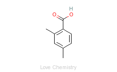 CAS:611-01-8_2,4-二甲基苯甲酸的分子结构
