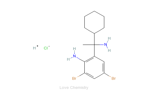 CAS:611-75-6_盐酸溴己新的分子结构