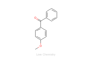 CAS:611-94-9_4-甲氧基二苯甲酮的分子结构