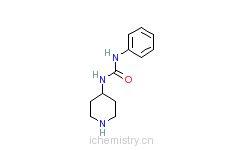 CAS:61220-48-2_1-苯基-3-哌啶-4-基脲的分子结构