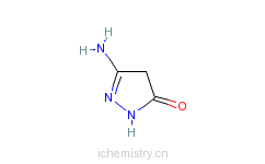 CAS:6126-22-3_3-氨基-5-羟基吡唑的分子结构