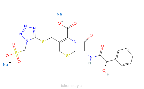 CAS:61270-78-8_头孢尼西钠的分子结构