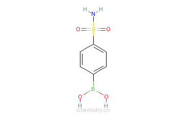 CAS:613660-87-0_4-(氨基磺酰基)苯硼酸的分子结构