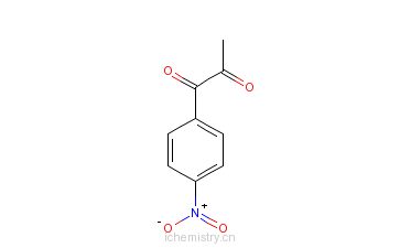 CAS:6159-25-7_1-(4-硝基苯基)-1,2-丙二酮的分子结构