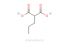 CAS:616-62-6_丙基丙二酸的分子结构