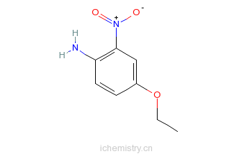 CAS:616-86-4_间硝基对氨基苯乙醚的分子结构
