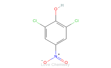 CAS:618-80-4_2,6-二氯-4-硝基苯酚的分子结构