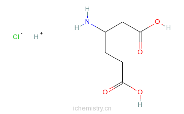 CAS:61884-74-0_L-beta-高谷氨酸盐酸盐的分子结构
