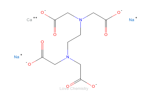 CAS:62-33-9_乙二胺四乙酸二钠钙的分子结构