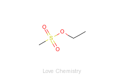 CAS:62-50-0_甲磺酸乙酯的分子结构