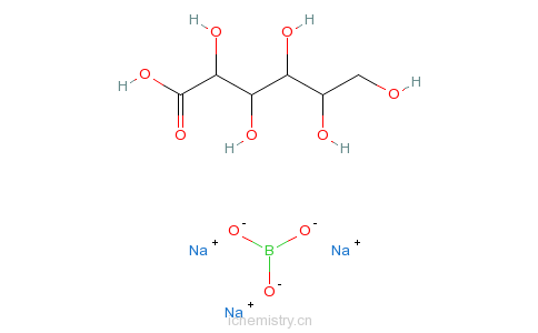 CAS:62185-81-3_葡糖酸与硼酸的环酯化物钠盐的分子结构
