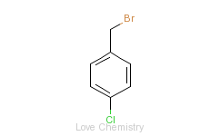 CAS:622-95-7_4-氯苄溴的分子结构