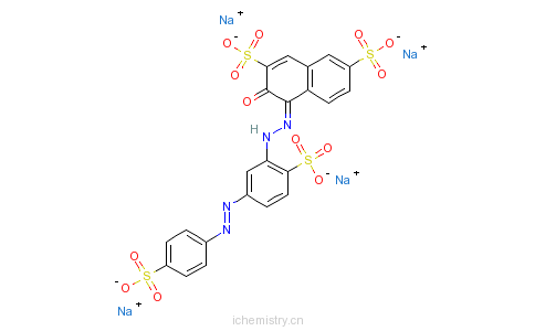 CAS:6226-79-5_丽春红S的分子结构