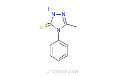 CAS:6232-82-2_2,4-二氢-3-巯基-5-甲基-4-苯基-3H-1,2,4-三唑的分子结构