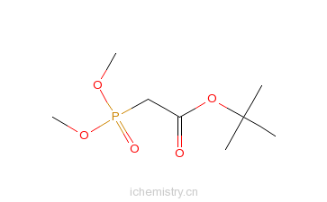 CAS:62327-21-3_二甲氧基膦酰基乙酸叔丁酯的分子结构