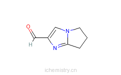 CAS:623564-38-5_6,7-二氢-5H-吡咯并[1,2-a]咪唑-2-甲醛的分子结构