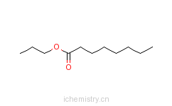 CAS:624-13-5_辛酸丙酯的分子结构