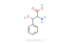 CAS:6254-48-4_3-苯基-L-丝氨酸的分子结构