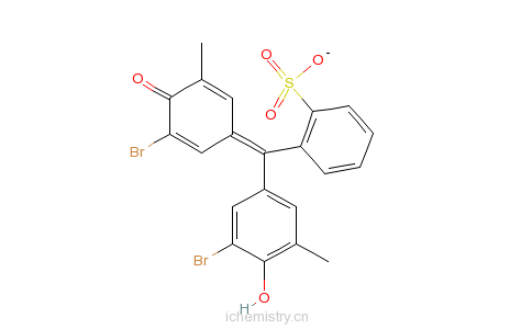 CAS:62625-30-3_溴甲酚紫钠盐的分子结构