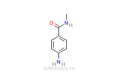 CAS:6274-22-2_4-氨基-N-甲基苯甲酰胺的分子结构