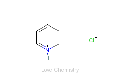 CAS:628-13-7_吡啶盐酸盐的分子结构