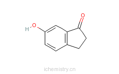 CAS:62803-47-8_6-羟基-1-茚酮的分子结构