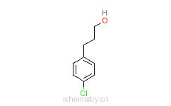 CAS:6282-88-8_3-(4-氯苯基)丙-1-醇的分子结构