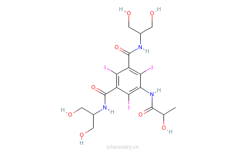 CAS:62883-00-5_碘帕醇的分子结构