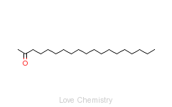 CAS:629-66-3_2-十九烷酮的分子结构